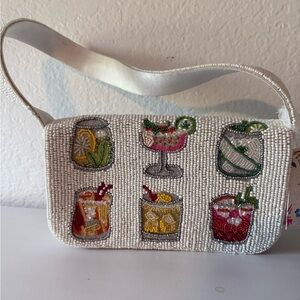 🍹 VIRAL beaded Cocktail Design Handbag